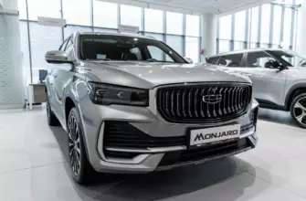 Новый премиальный кроссовер Geely Monjaro в Москве
